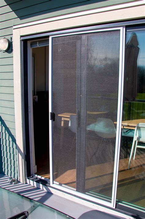 Keep insects out with a magic mesh for your sliding doors